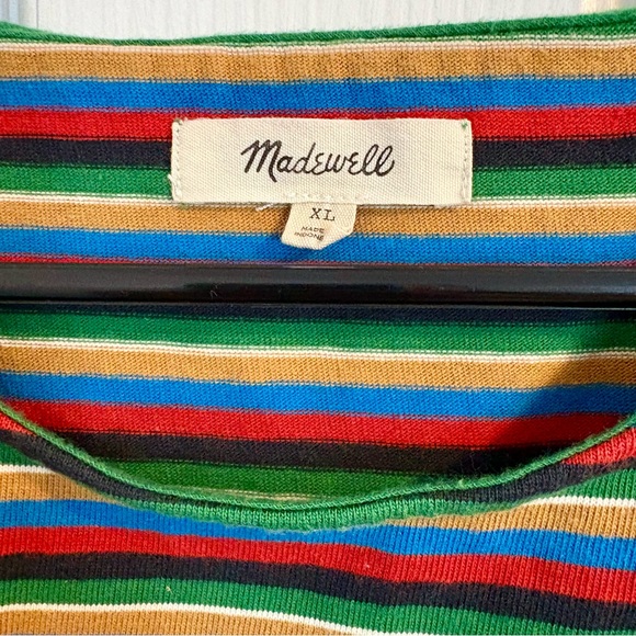 Madewell Stripped T-Shirt XL - Picture 2 of 4